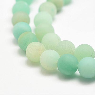 Natural Amazonite Bead Strands G-G684-03-10mm-1