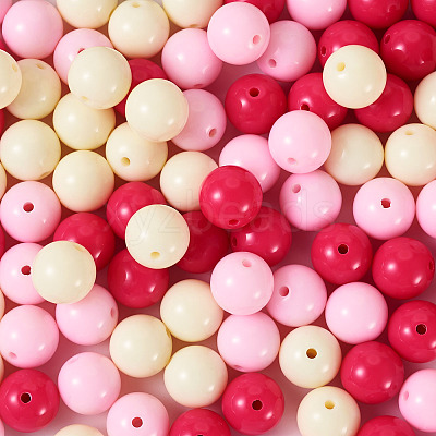 Opaque Acrylic Beads OACR-TAC0014-06A-1