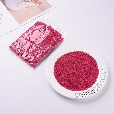 Baking Paint Glass Seed Beads SEED-S001-K5-1