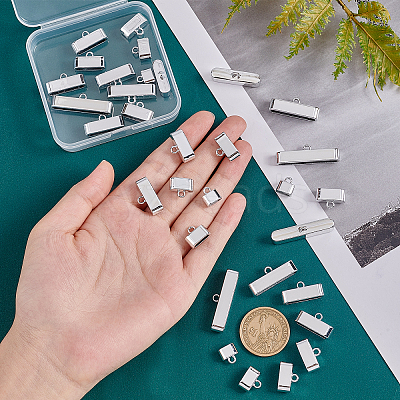 32Pcs 8 Style Alloy Cord Ends FIND-PH0005-38P-1