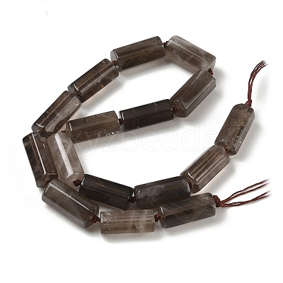 Natural Smoky Quartz Beads Strands GG-CBA086A-03A-01-1