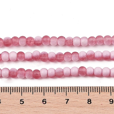 Frosted Crackle Glass Beads X1-GLAA-U001-4mm-M13-1
