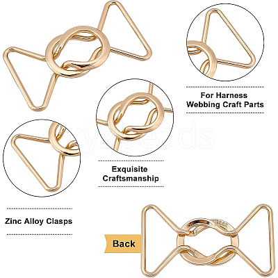 6Pairs 3 Colors Zinc Alloy Clasps FIND-BC0002-45-1