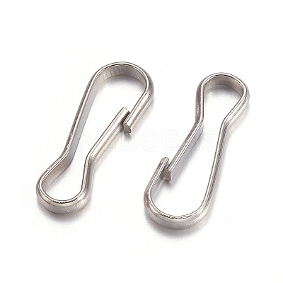Tarnish Resistant 304 Stainless Steel Keychain Clasp Findings LS-STAS-O105-02P-20mm-1