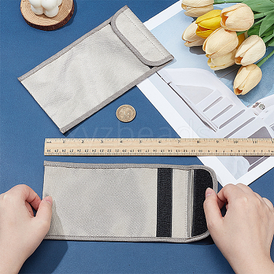 Cloth Security Faraday Bags for Key-Fob Protector ABAG-WH0032-118-1