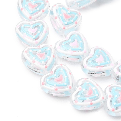 Glass Enamel Beads GLAA-Z021-01A-1
