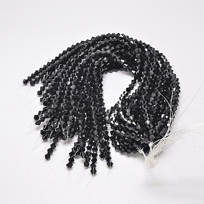 Opaque Solid Color Imitation Jade Glass Beads Strands EGLA-A039-P4mm-D17-1