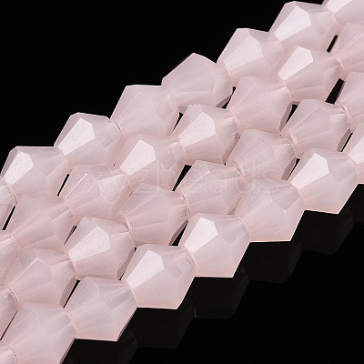 Imitation Jade Glass Beads Strands EGLA-A039-J6mm-D07-1