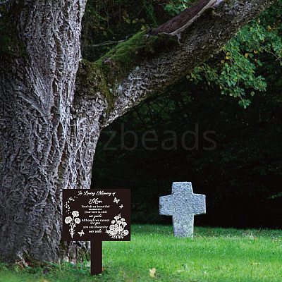 Acrylic Garden Stake AJEW-WH0366-002-1