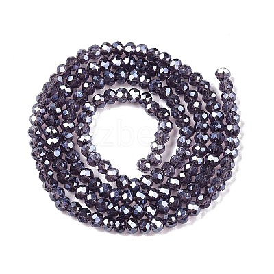 Electroplate Glass Beads Strands EGLA-A044-T2mm-A15-1