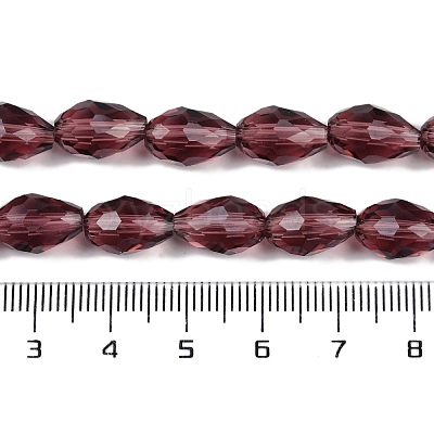 Transparent Glass Beads Strands EGLA-N013-T10mm-D03-1