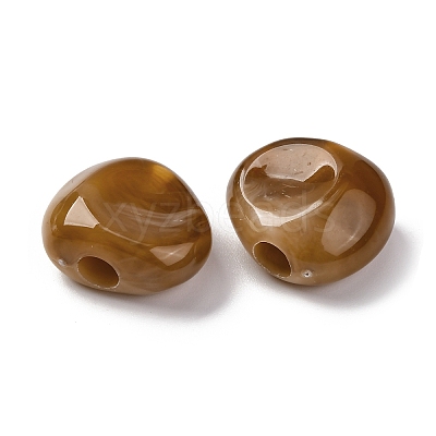 Two Tone Opaque Acrylic Beads MACR-Z002-01A-1