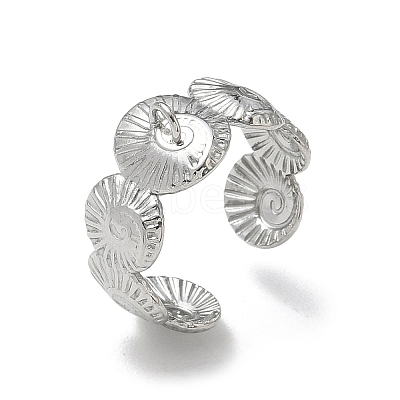 304 Stainless Steel Cuff Open Ring Setting SA-CBA37BC-08B-P-1