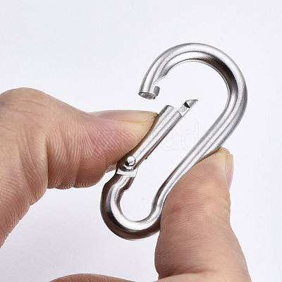 Tarnish Resistant 304 Stainless Steel Rock Climbing Carabiners STAS-N087-24A-01-1