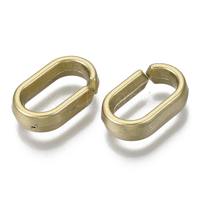 Opaque Spray Painted Acrylic Linking Rings OACR-S021-65A-B02-1
