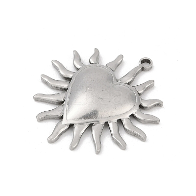 304 Stainless Steel Pendants STAS-D366-01J-P-1