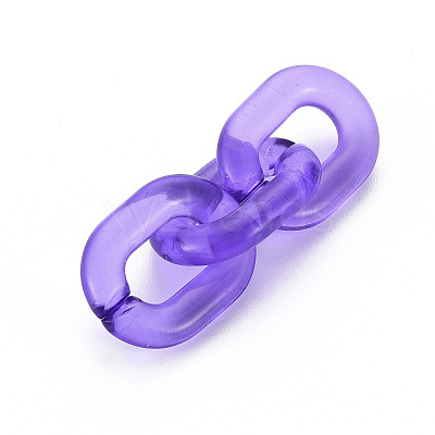 Transparent Acrylic Linking Rings MACR-S373-19-B05-1