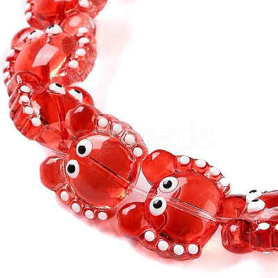 Transparent Glass Beads Strands LAMP-L078-010B-1