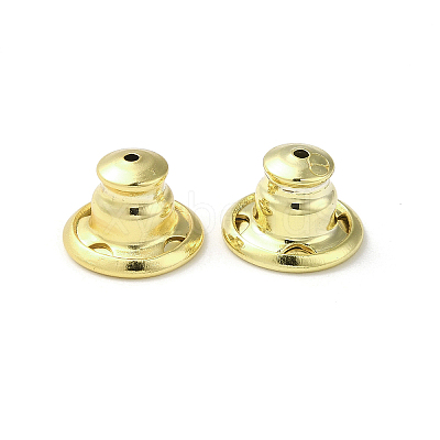 Rack Plating Brass Ear Nuts X-KK-G480-06G-1