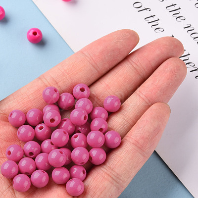 Opaque Acrylic Beads MACR-S370-C8mm-A13-1