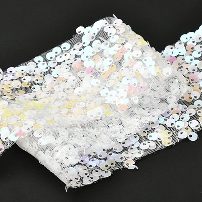 Polyester Elastic Sequin Ribbons OCOR-L045-A15-1
