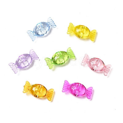 Transparent Acrylic Beads TACR-P003-04-1