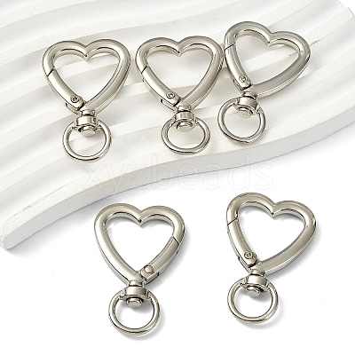 5Pcs Zinc Alloy Swivel Snap Hook Clasps FIND-YW0010-72P-1