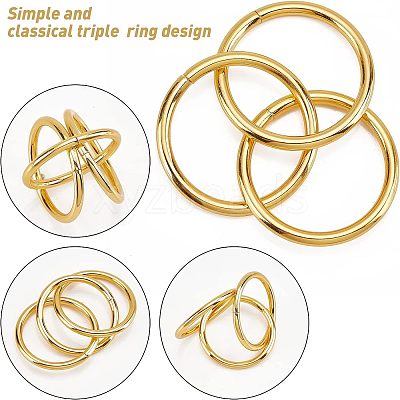 Iron Napkin Rings AJEW-FG0001-65-1