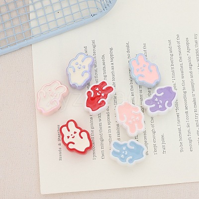 Opaque Acrylic Beads SACR-P030-B06-1