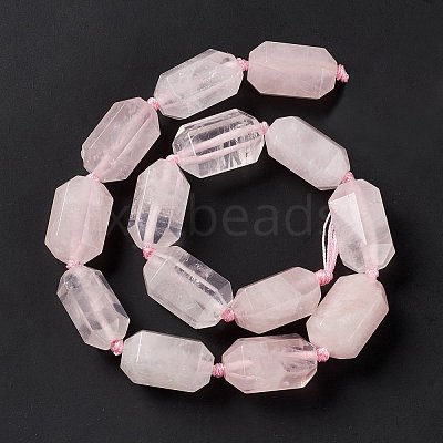 Natural Rose Quartz Beads Strands G-F719-04-1