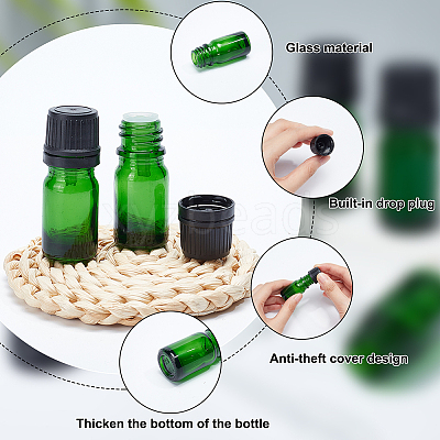 24 Sets Empty Glass Essential Oil Bottles MRMJ-BC0003-37A-1