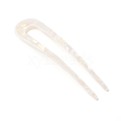 Cellulose Acetate(Resin) Hair Forks OHAR-C005-01G-1