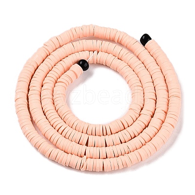 Handmade Polymer Clay Beads X-CLAY-R067-6.0mm-13-1