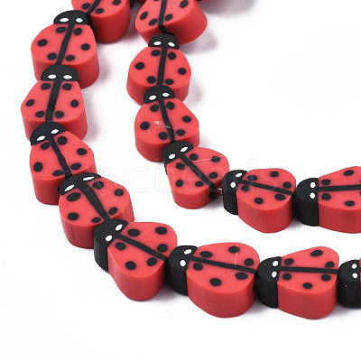 Handmade Polymer Clay Bead Strands CLAY-N011-43B-07-1