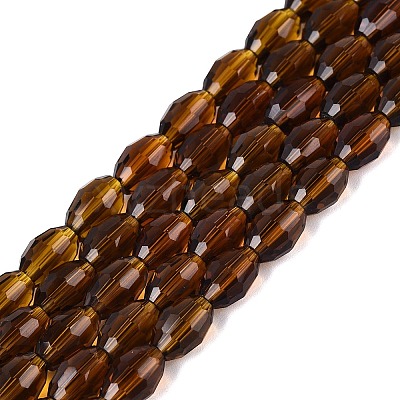 Transparent Glass Beads Strands GLAA-N071-01A-A18-1