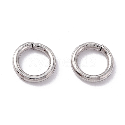 Non-Tarnish 304 Stainless Steel Open Jump Rings X-STAS-C040-01H-P-1