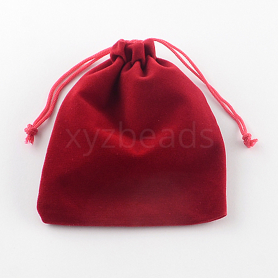 Rectangle Velvet Pouches X-TP-R002-7x9-M-1