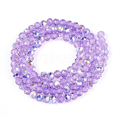 Transparent Glass Beads Strands LS-EGLA-N016-3mm-03-1