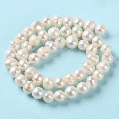 Natural Cultured Freshwater Pearl Beads Strands PEAR-E018-37-1