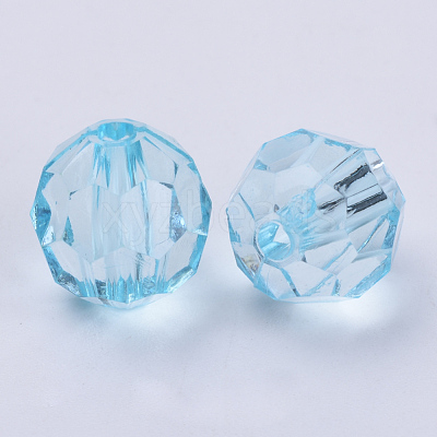 Transparent Acrylic Beads TACR-Q257-10mm-V38-1