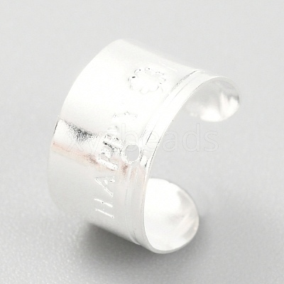 304 Stainless Steel Ear Cuff Findings STAS-H151-11S-1