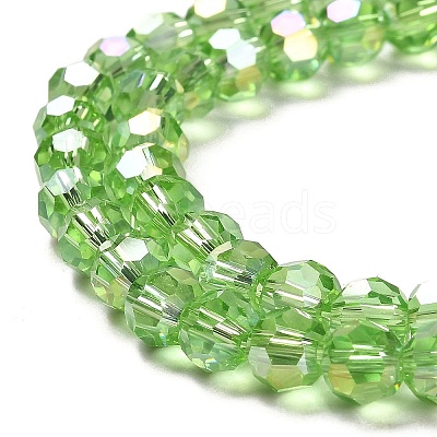 Transparent Glass Beads EGLA-A035-T6mm-B09-1