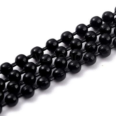 Handmade Brass Ball Chains KK-J276-16B-P01-1
