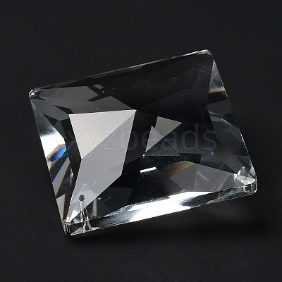 Transparent Glass Pendants GLAA-R223-05B-1