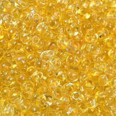 6/0 Spray Paint Fringe Glass Seed Beads SEED-H003-11A-1