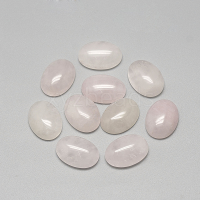 Natural Rose Quartz Cabochons G-R415-30x40-48-1