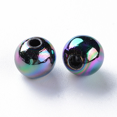 Opaque Acrylic Beads MACR-S370-D8mm-S002-1