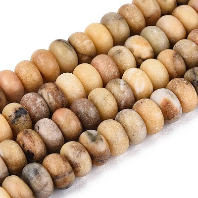 Natural Huanglong Jade Beads Strands G-N367-02A-08-1