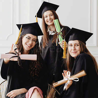 4 Styles Graduation Pattern Polyester Ribbon OCOR-TA0003-31-1