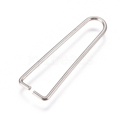 Non-Tarnish 304 Stainless Steel Ice Pick Pinch Bails STAS-K189-A01-S-1